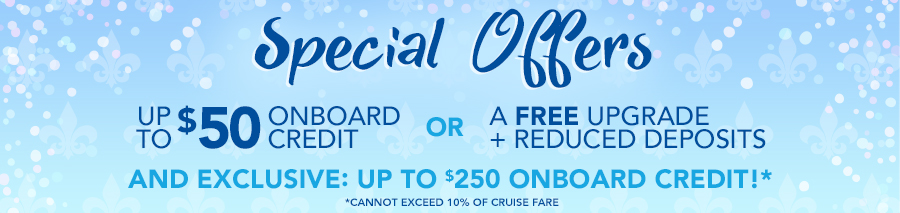 Virtual Cruise Event Special Offers